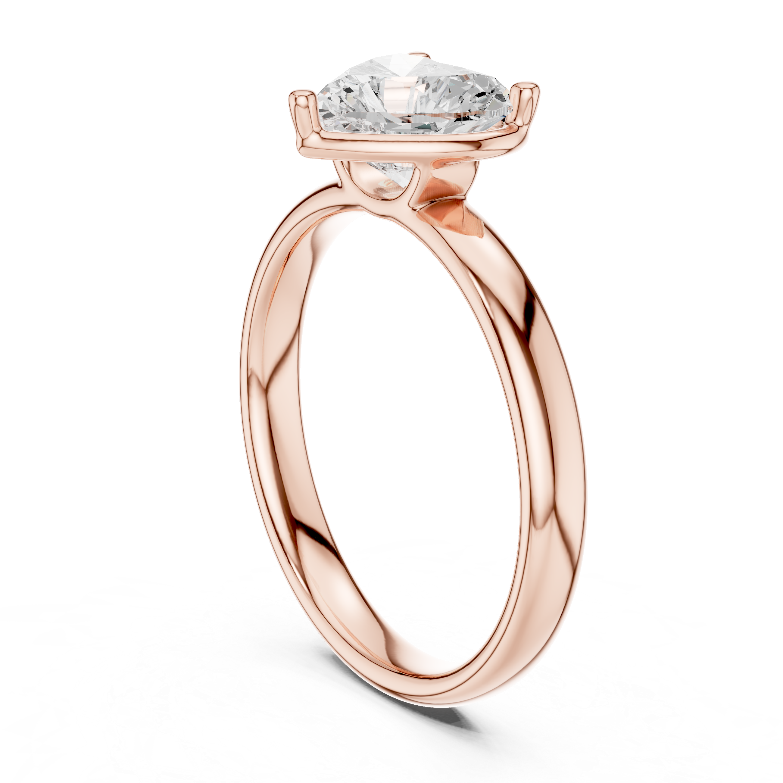 Heart Cut Solitaire Ring – Romantic and Elegant Design