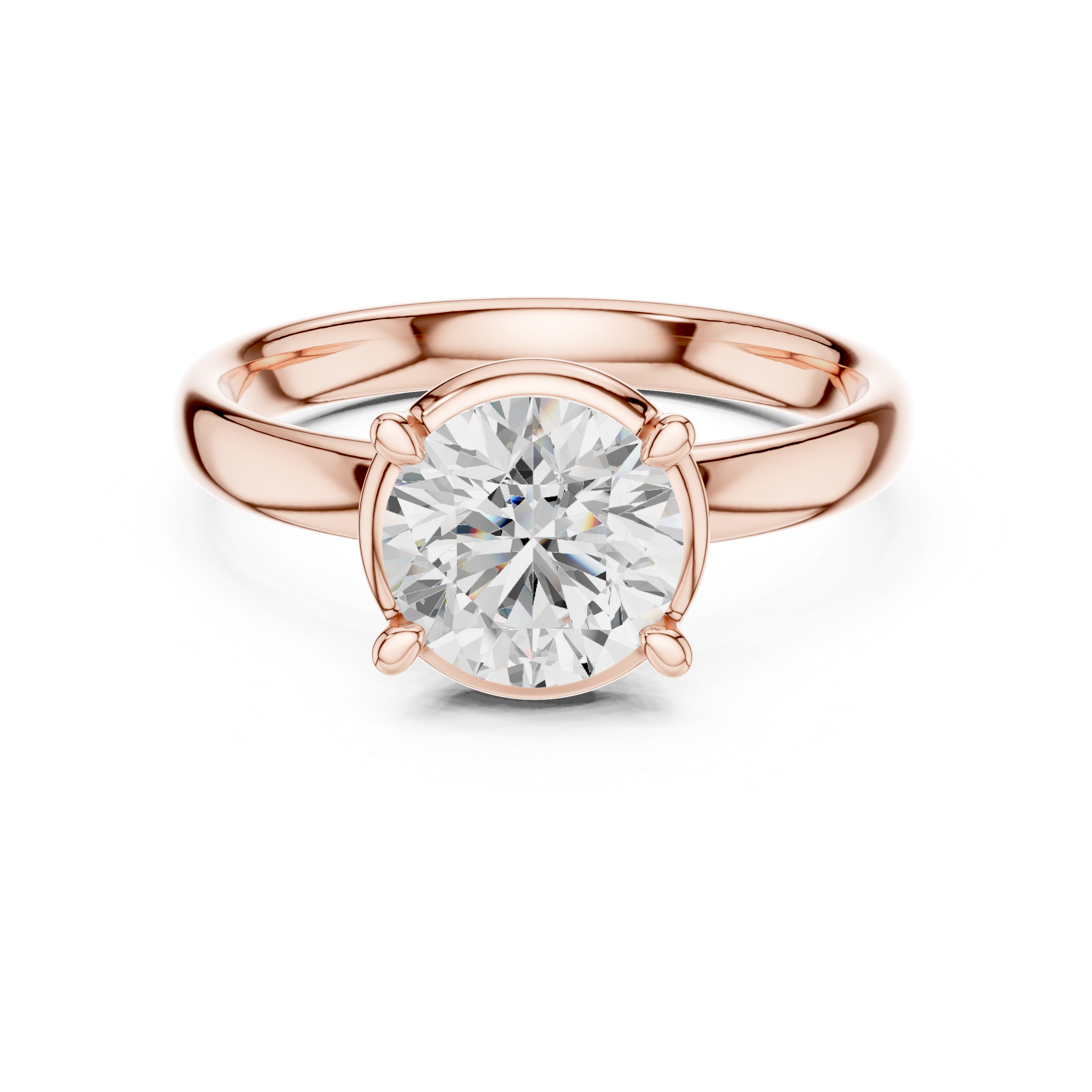Round Cut Solitaire Ring – Classic Timeless Elegance