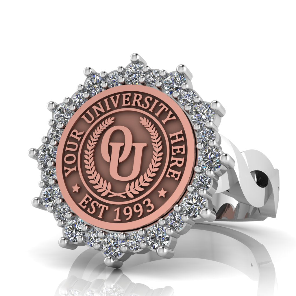 Attraente | Infinity Loop Band Custom College Ring