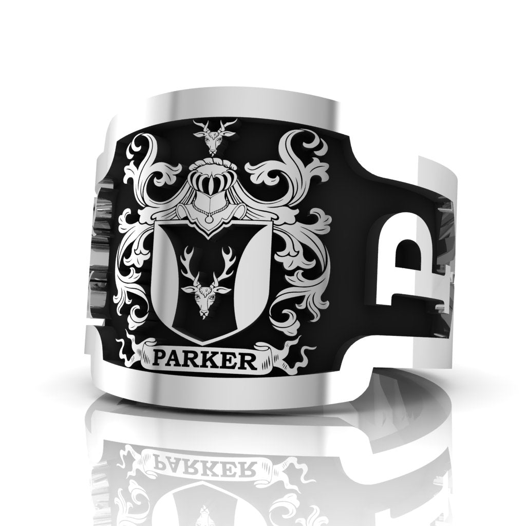 Personalized Family Crest Ring