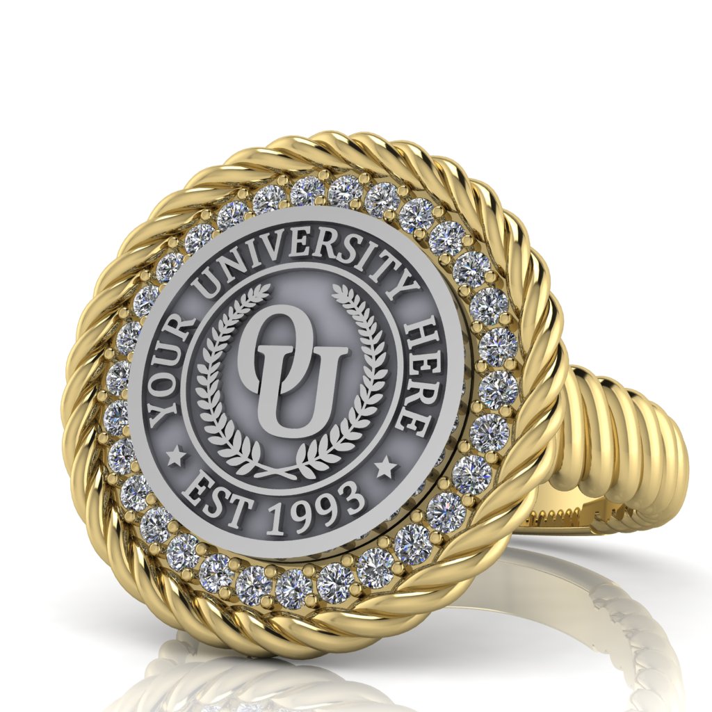 Arrecerat | Rope Core Band Custom Collage Ring