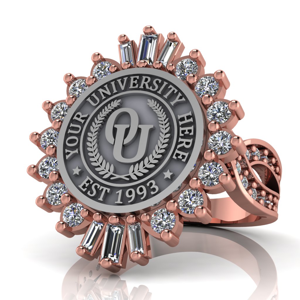 Seren | Infinity Pave Band Custom Collage Ring