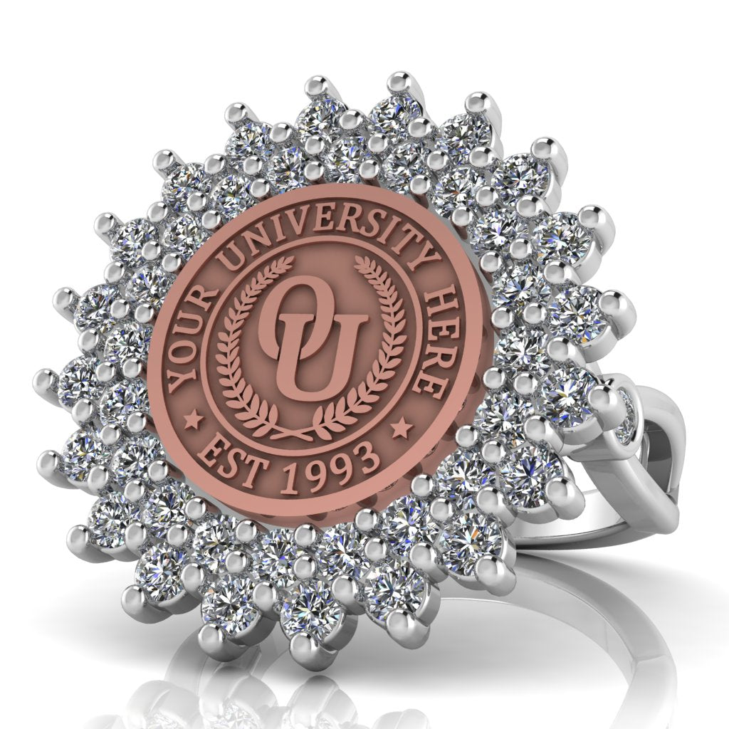 Splendid | Infinity Bezel Band Custom College Ring