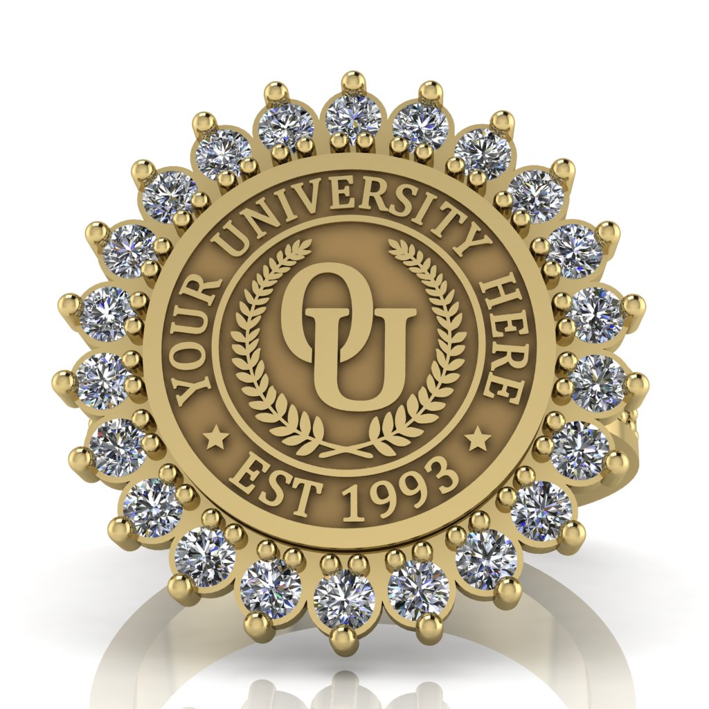 Serku | Channel Core Band Custom Collage Ring