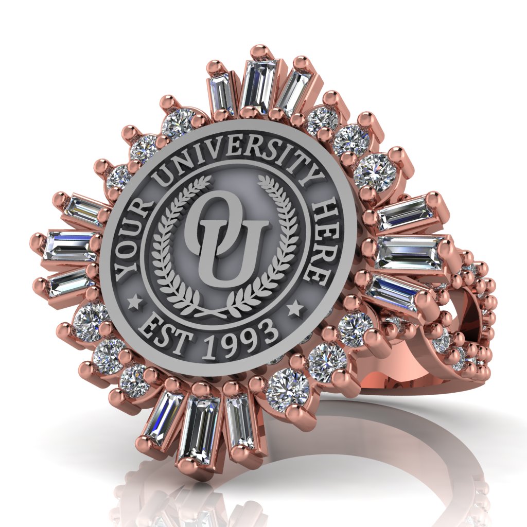 Tramontana | Infinity Pave Band Custom Collage Ring