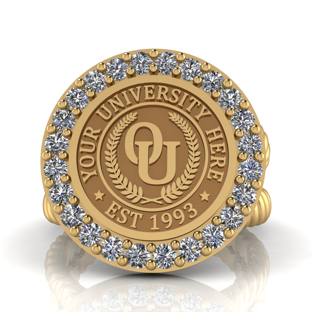 Circum | V-Rope Band Custom Collage Ring