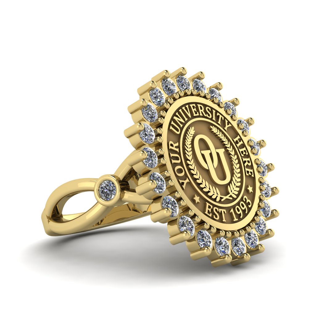 Serku | Infinity Bezel Band Custom Collage Ring