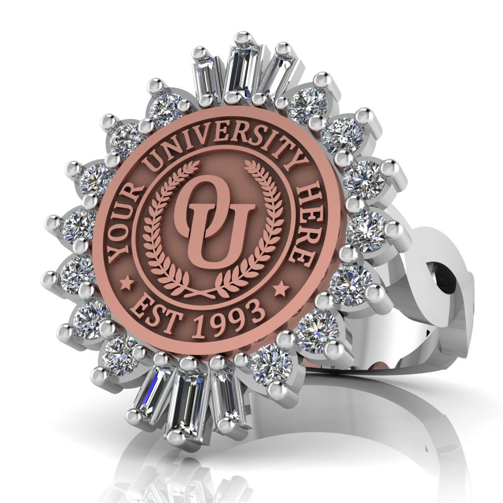 Seren | Infinity Loop Band Custom Collage Ring