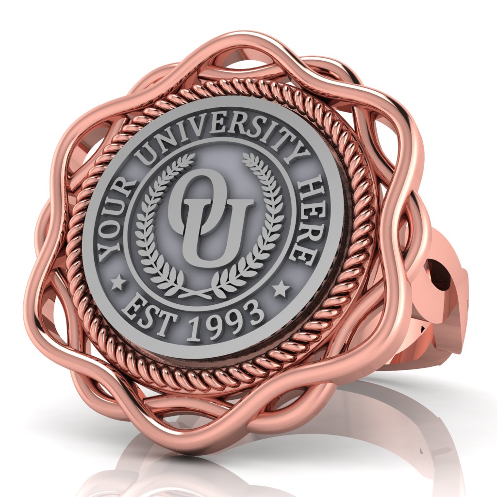 Slanga | Infinity Loop Band Custom Collage Ring