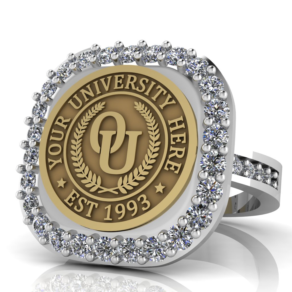 Radius | Channel Core Band Custom Collage Ring