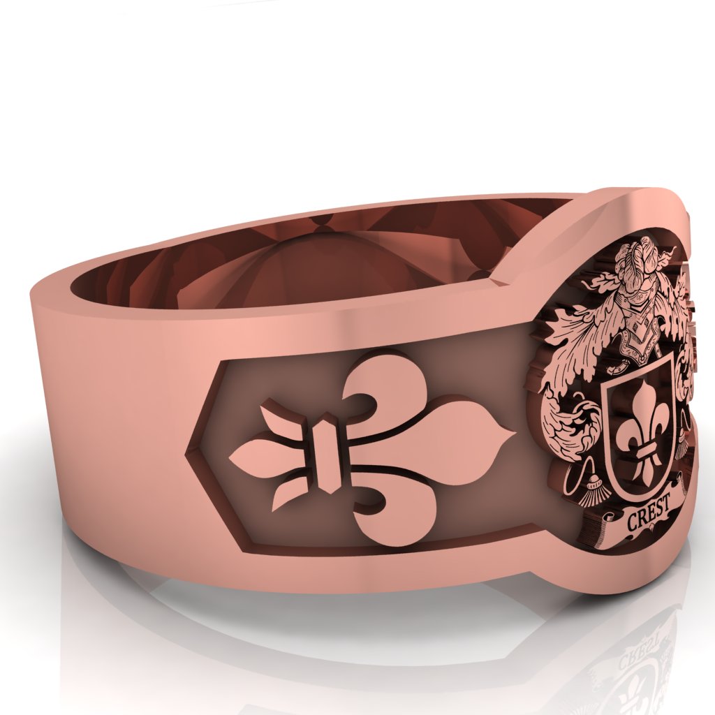 Personalized Family Crest Ring