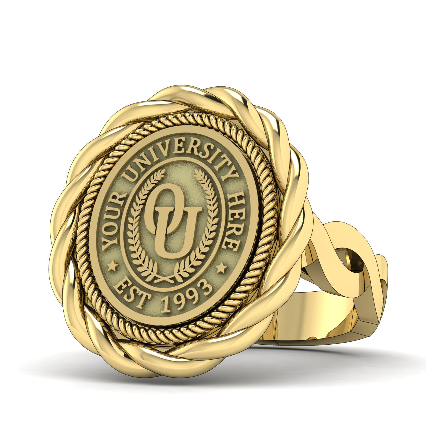 Melipat | Infinity Loop Band Custom College Ring