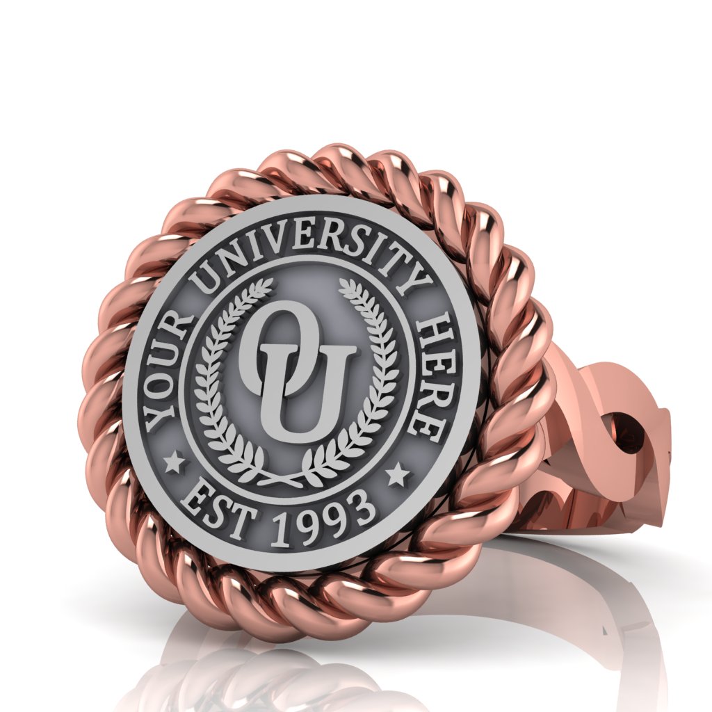 Lubid | Infinity Loop Band Custom College Ring