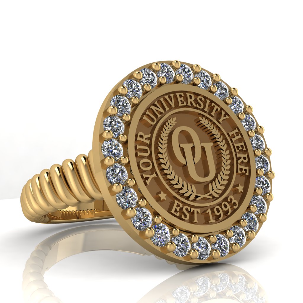 Circum | Rope Core Band Custom Collage Ring