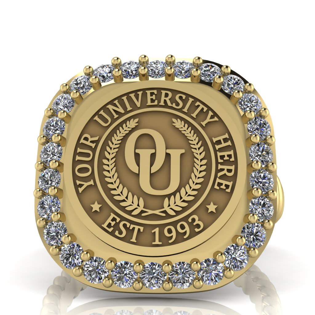 Radius | Rope Core Band Custom Collage Ring