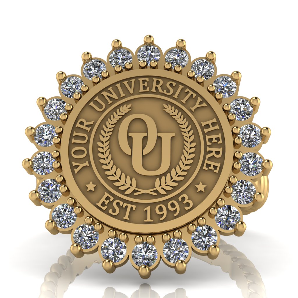 Serku | Rope Core Band Custom Collage Ring