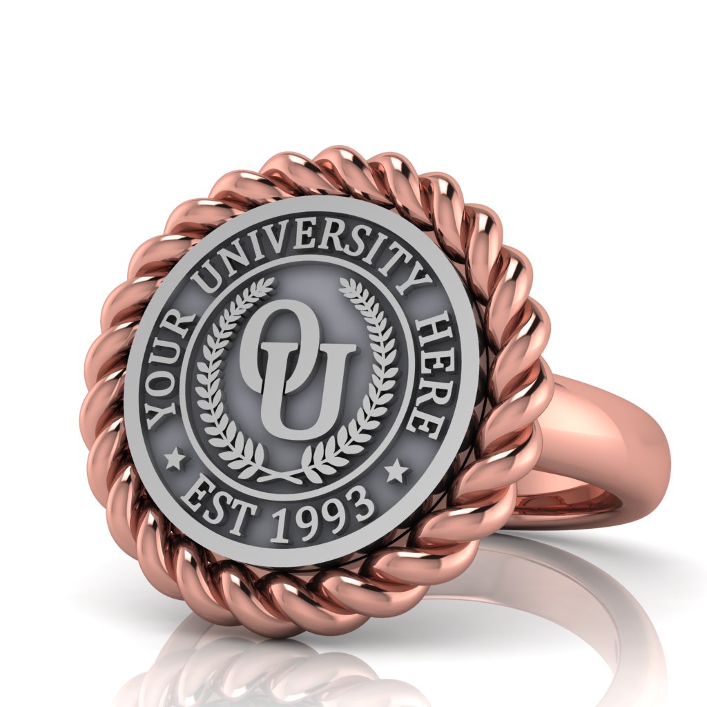 Lubid | Classic Dome Band Custom College Ring