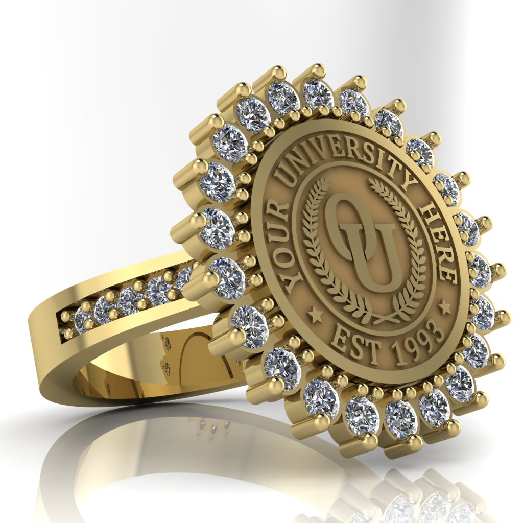 Serku | Channel Core Band Custom Collage Ring