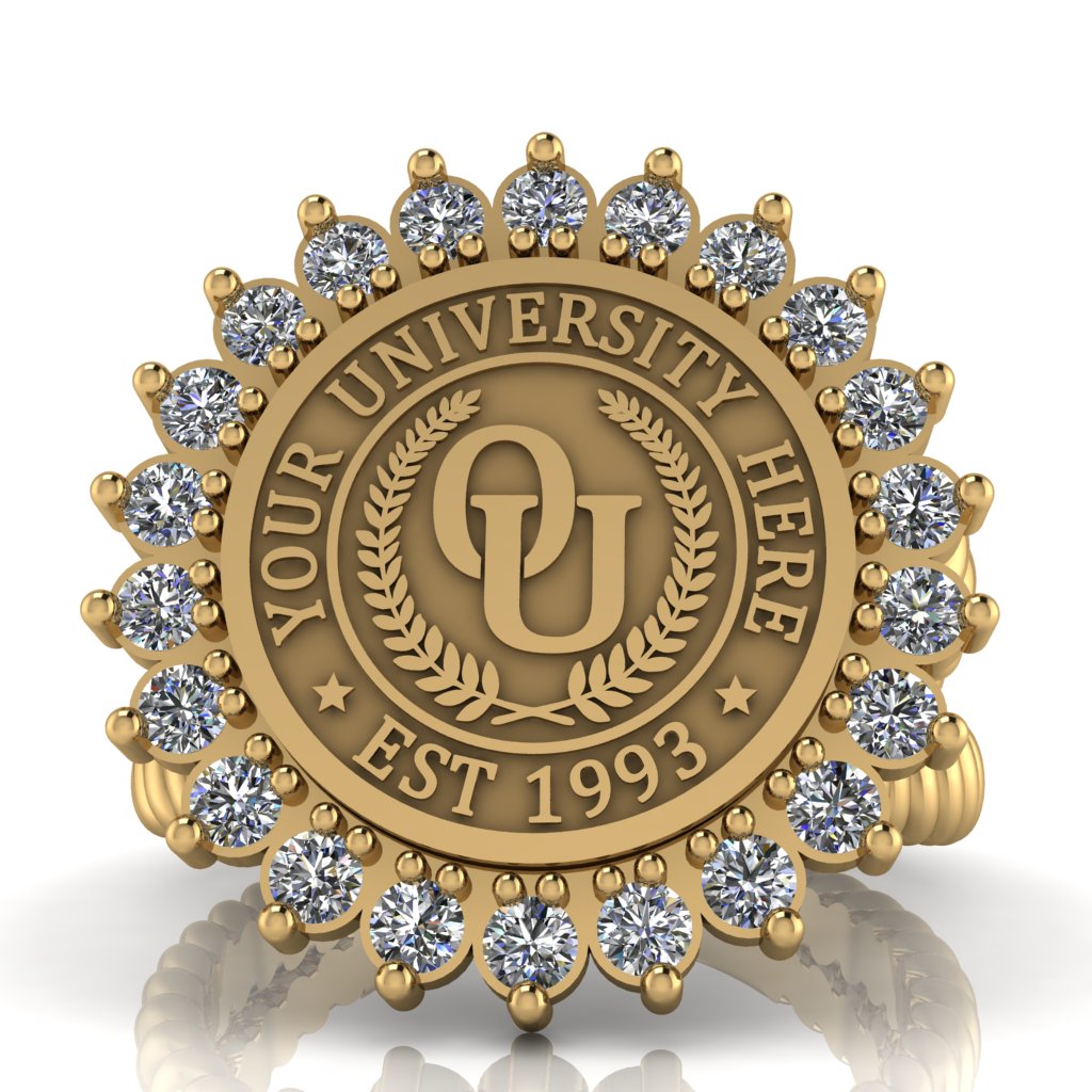 Serku | V-Rope Band Custom Collage Ring