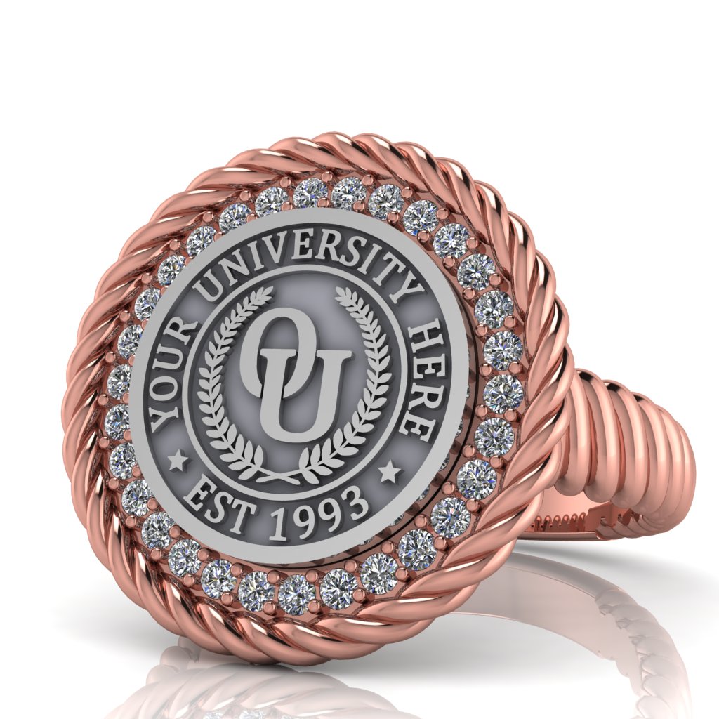 Arrecerat | Rope Core Band Custom Collage Ring