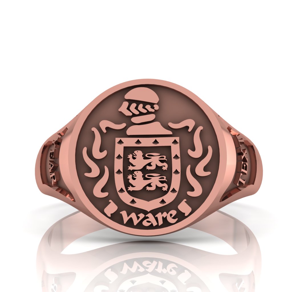 Personalized Family Crest Ring