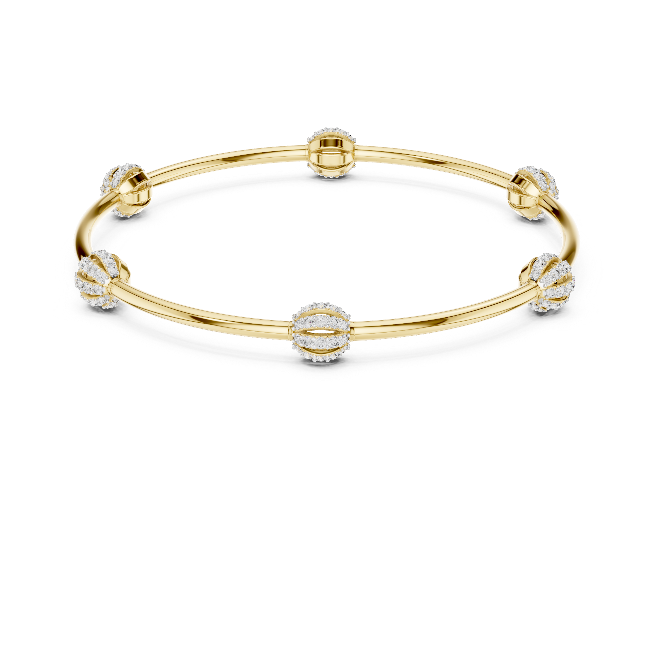 Luxury Diamond Sphere Bangle