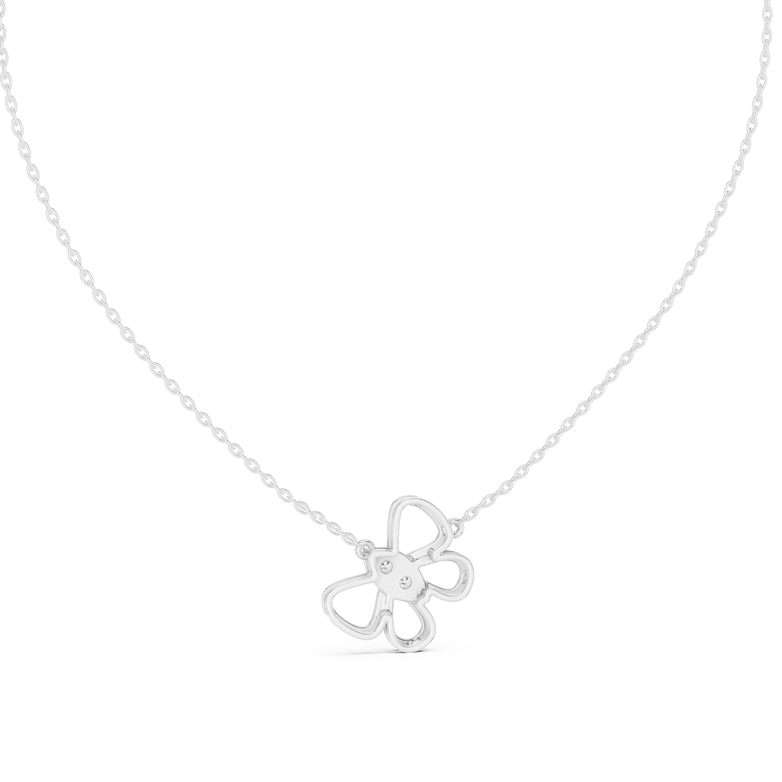 Luxury Butterfly Diamond Necklace