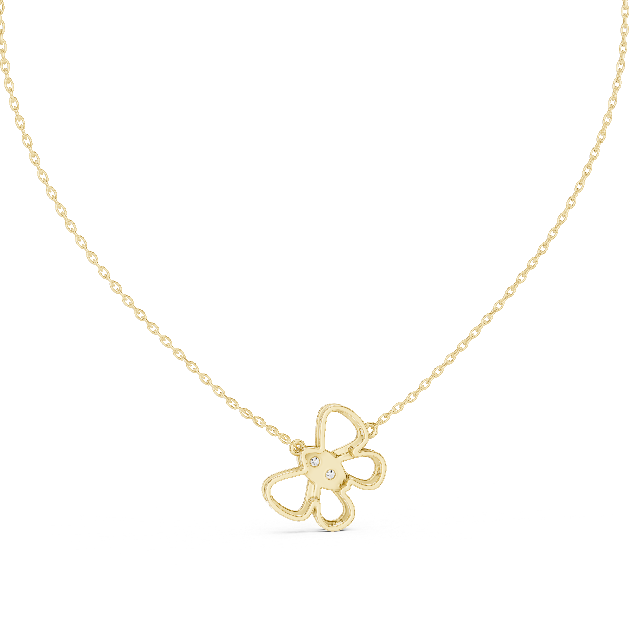 Luxury Butterfly Diamond Necklace