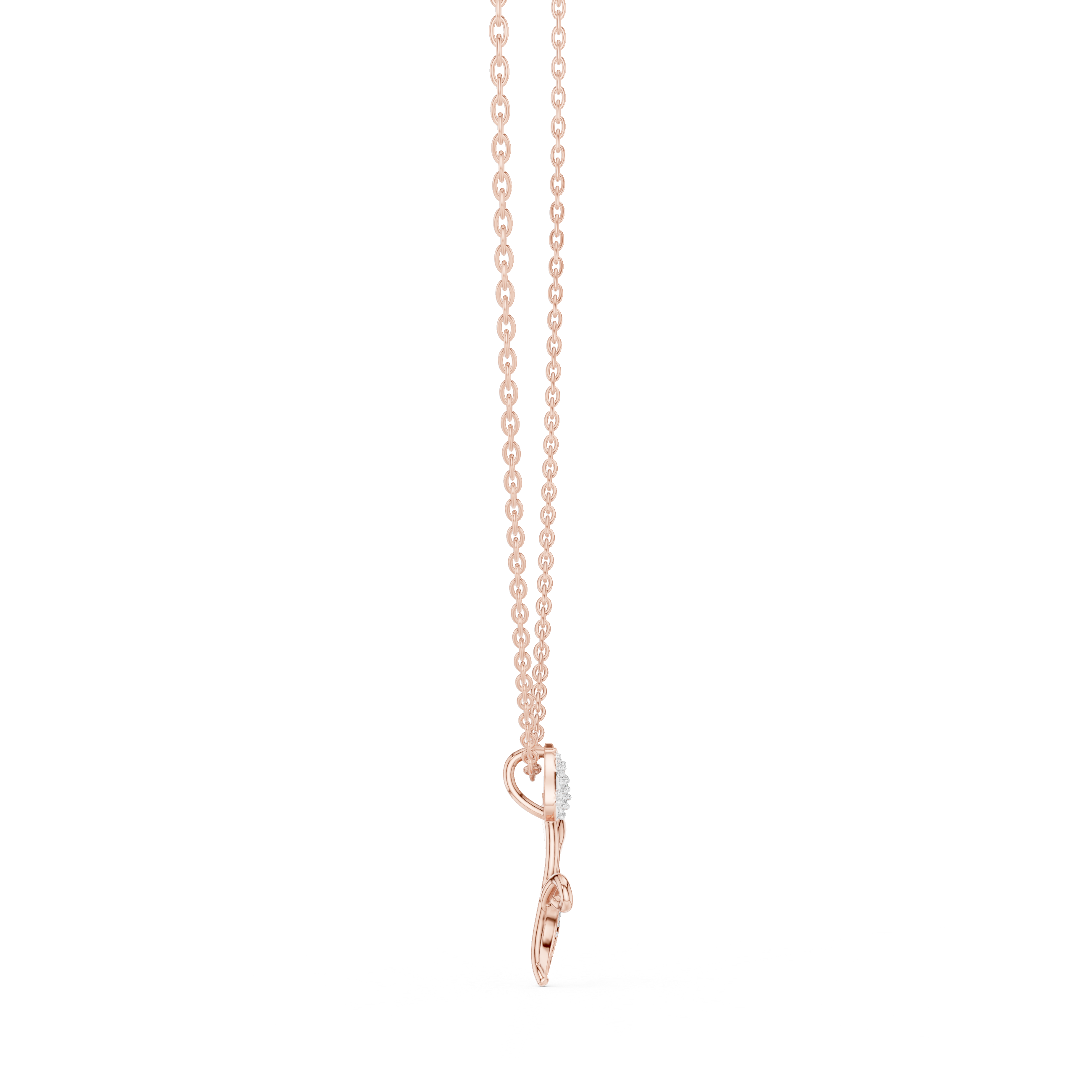 Tulip Flower Pendant Necklace