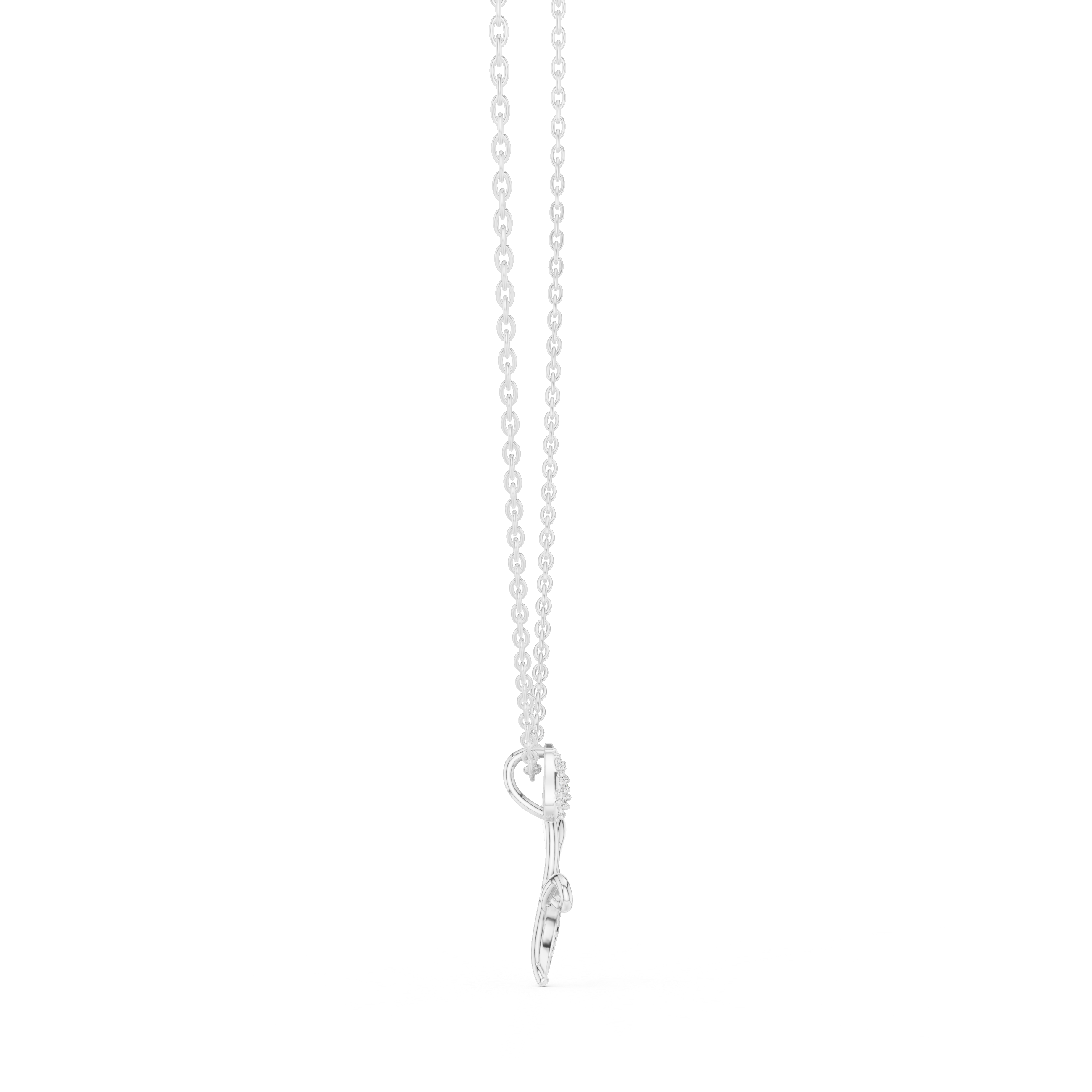 Tulip Flower Pendant Necklace