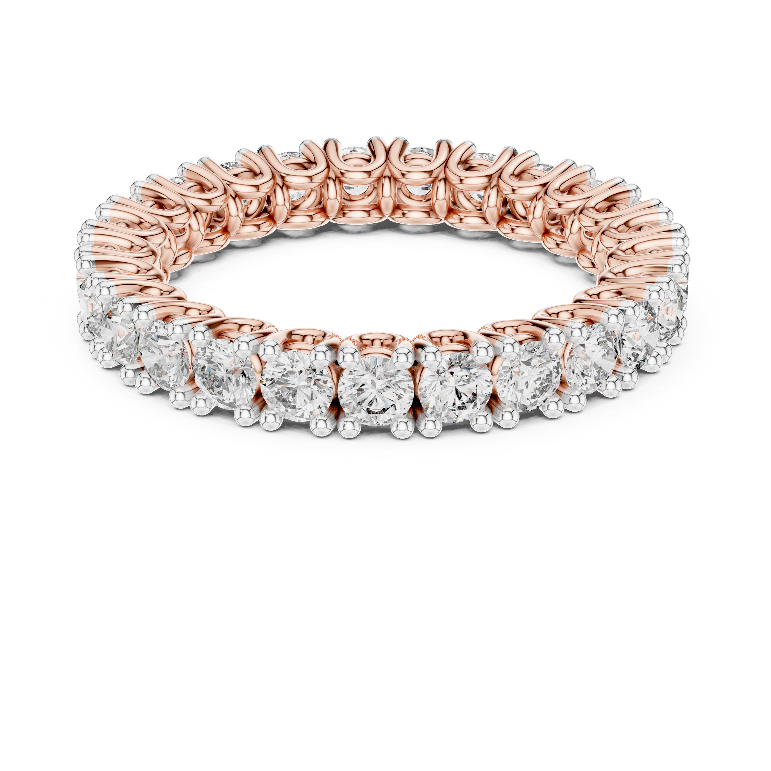 Full Eternity Round Diamond Band Ring