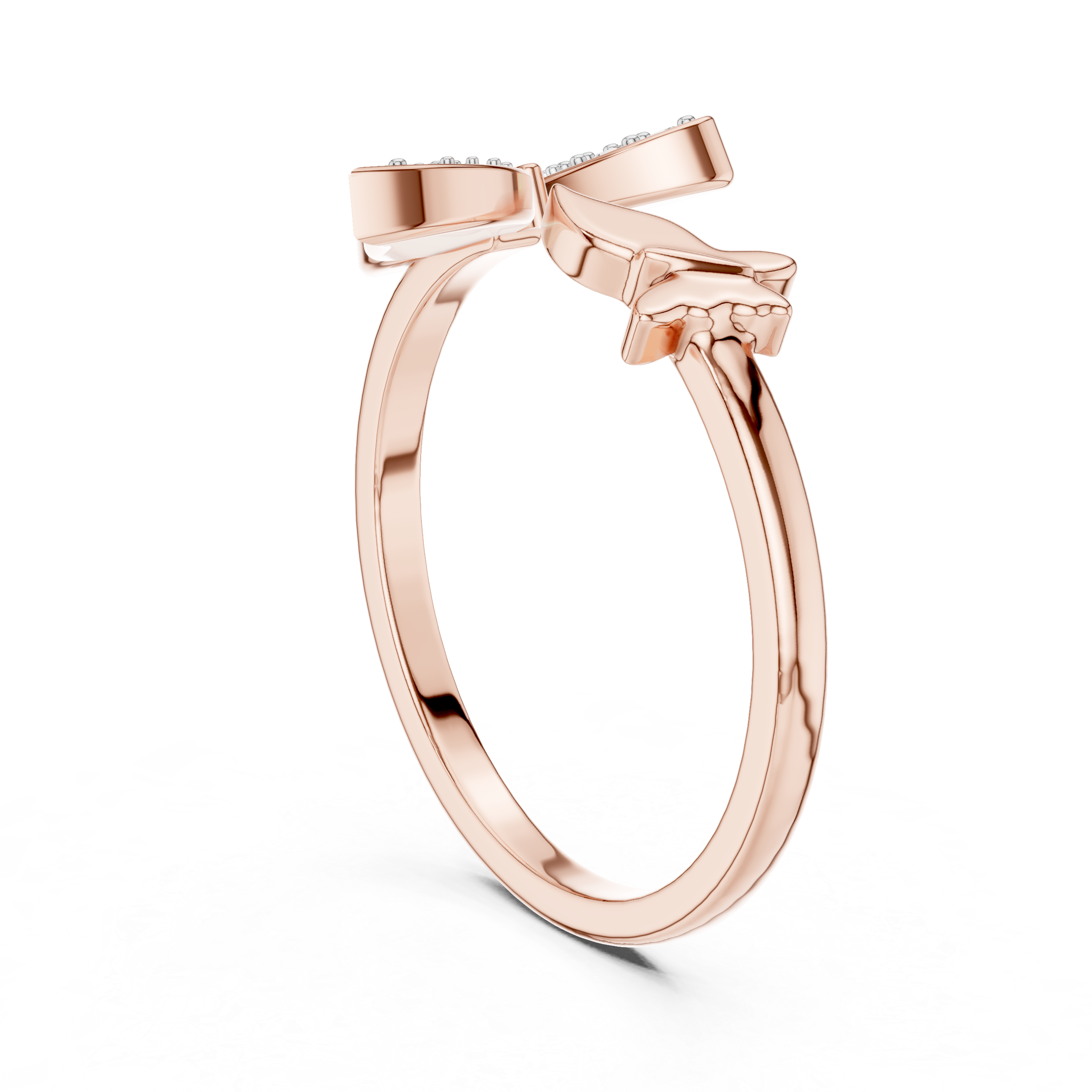 Butterfly Diamond Statement Ring