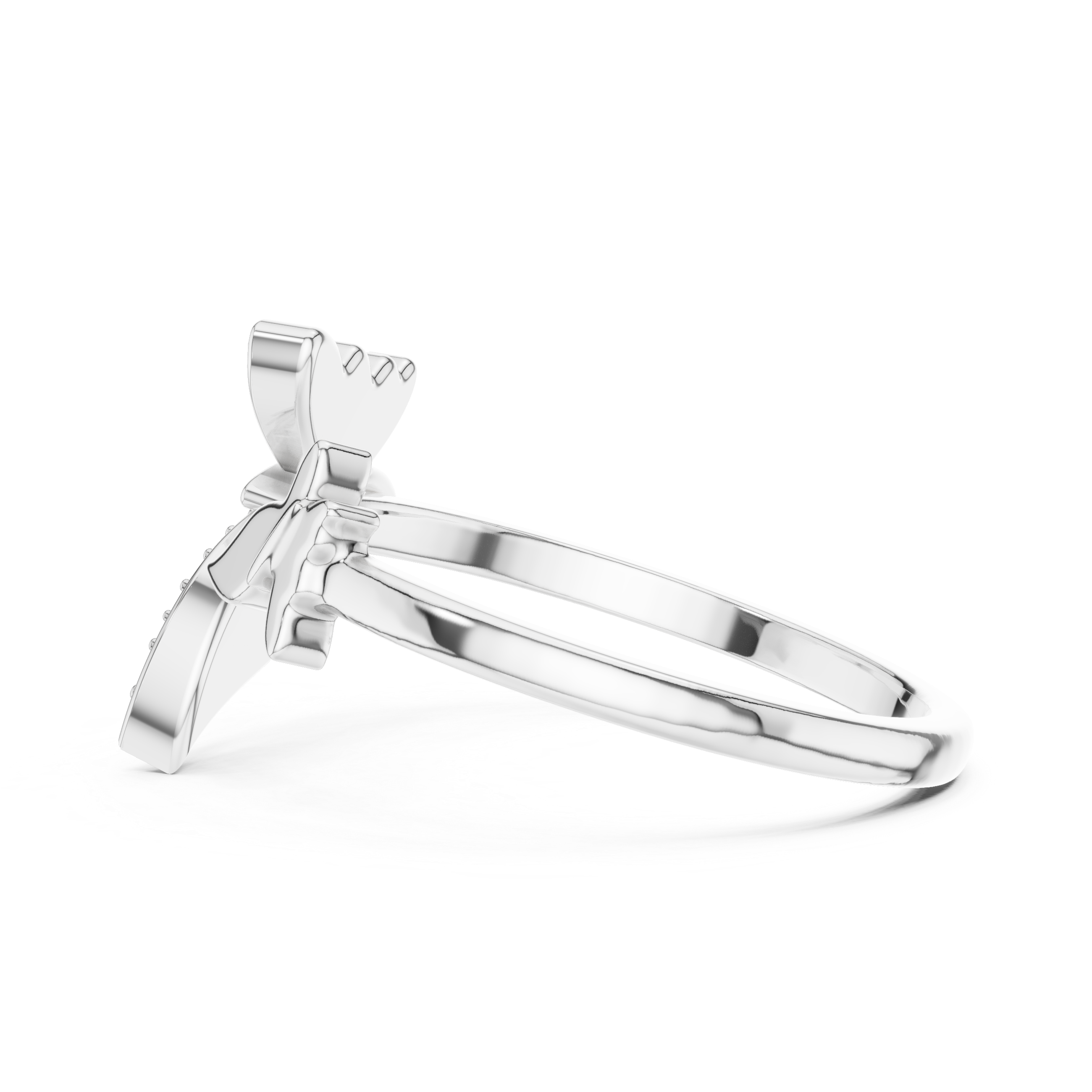 Butterfly Diamond Statement Ring