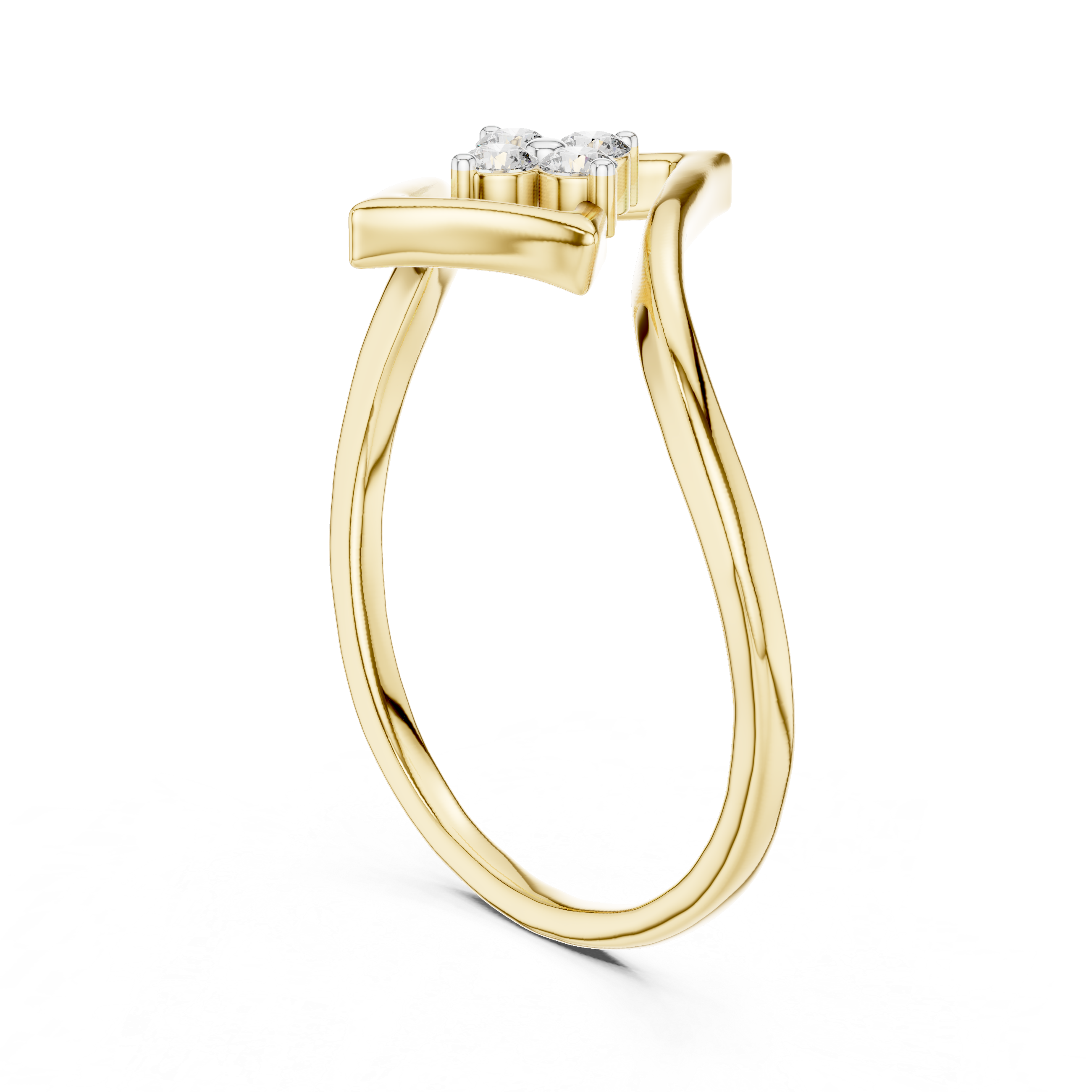 Geometric Diamond Cluster Ring