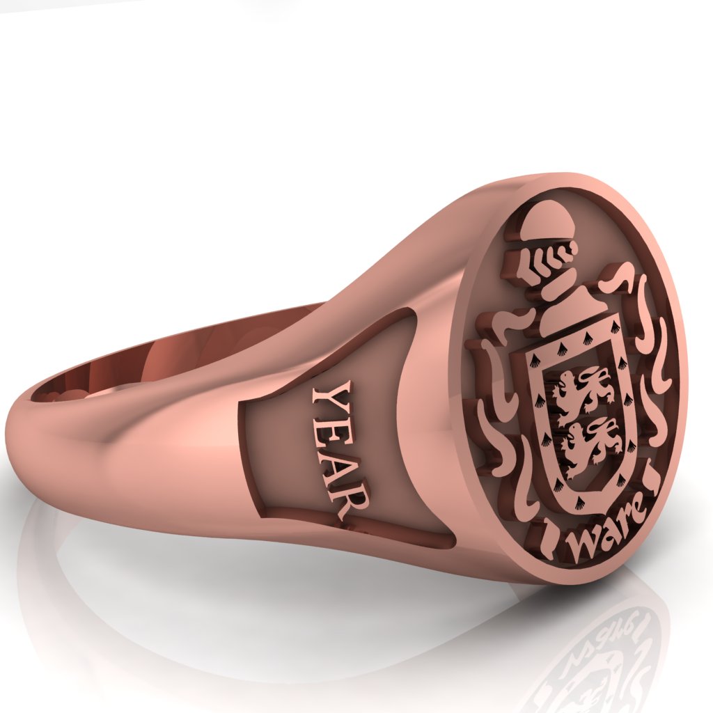 Personalized Family Crest Ring