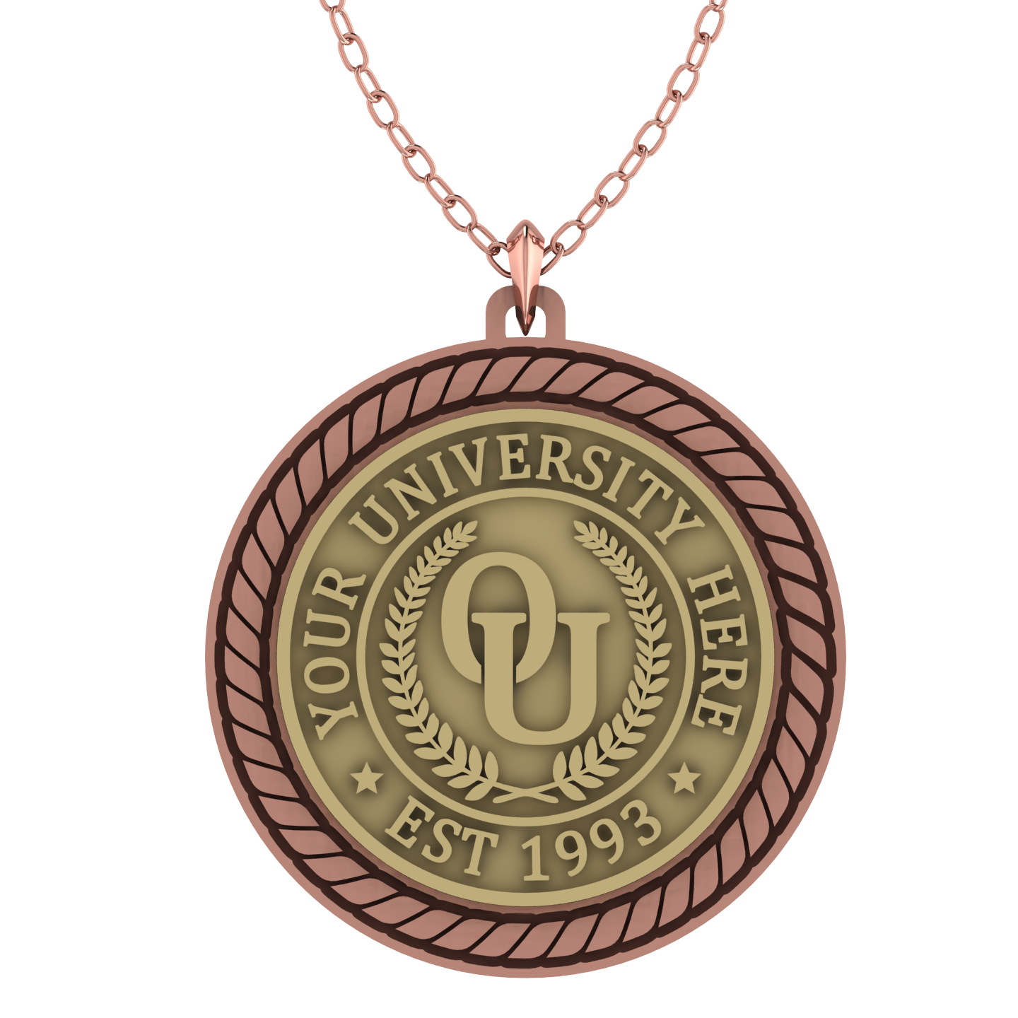Circum Rope | Custom Unisex University Pendant