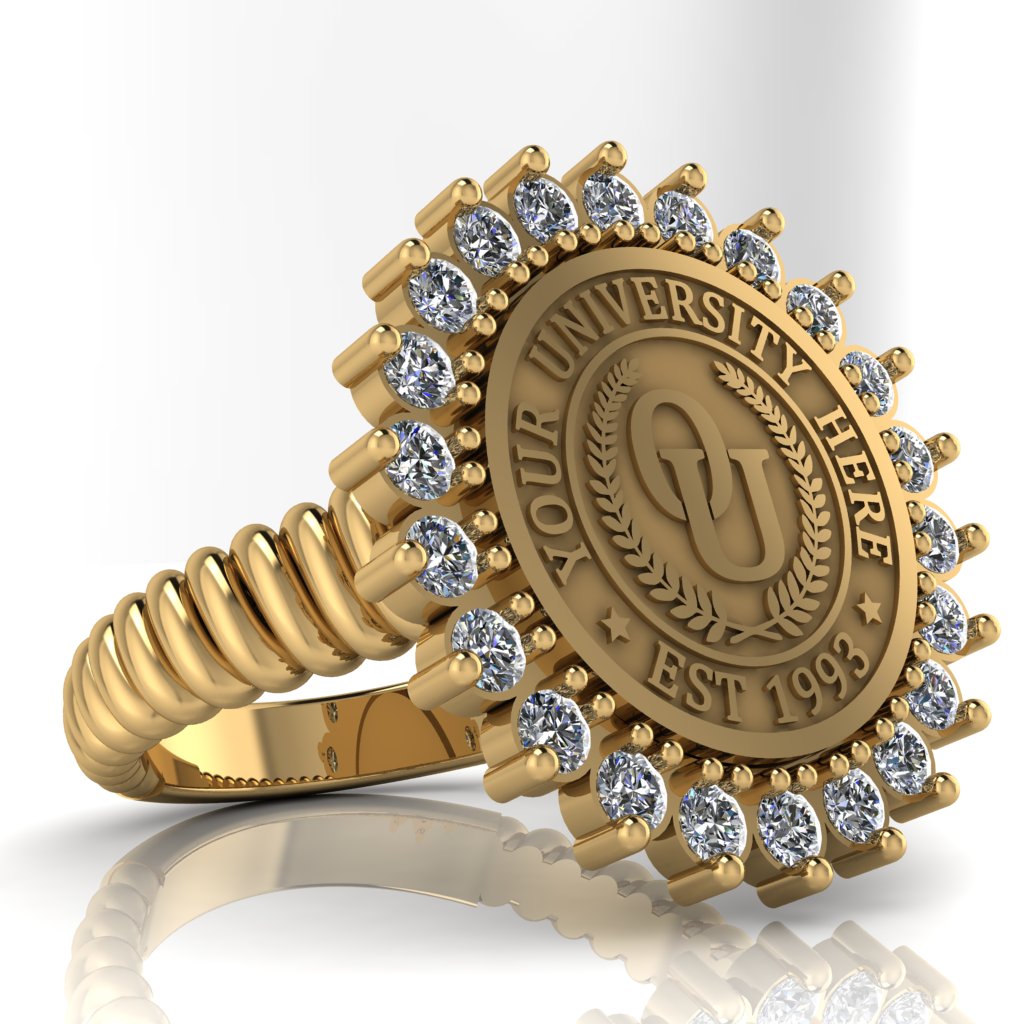 Serku | Rope Core Band Custom Collage Ring