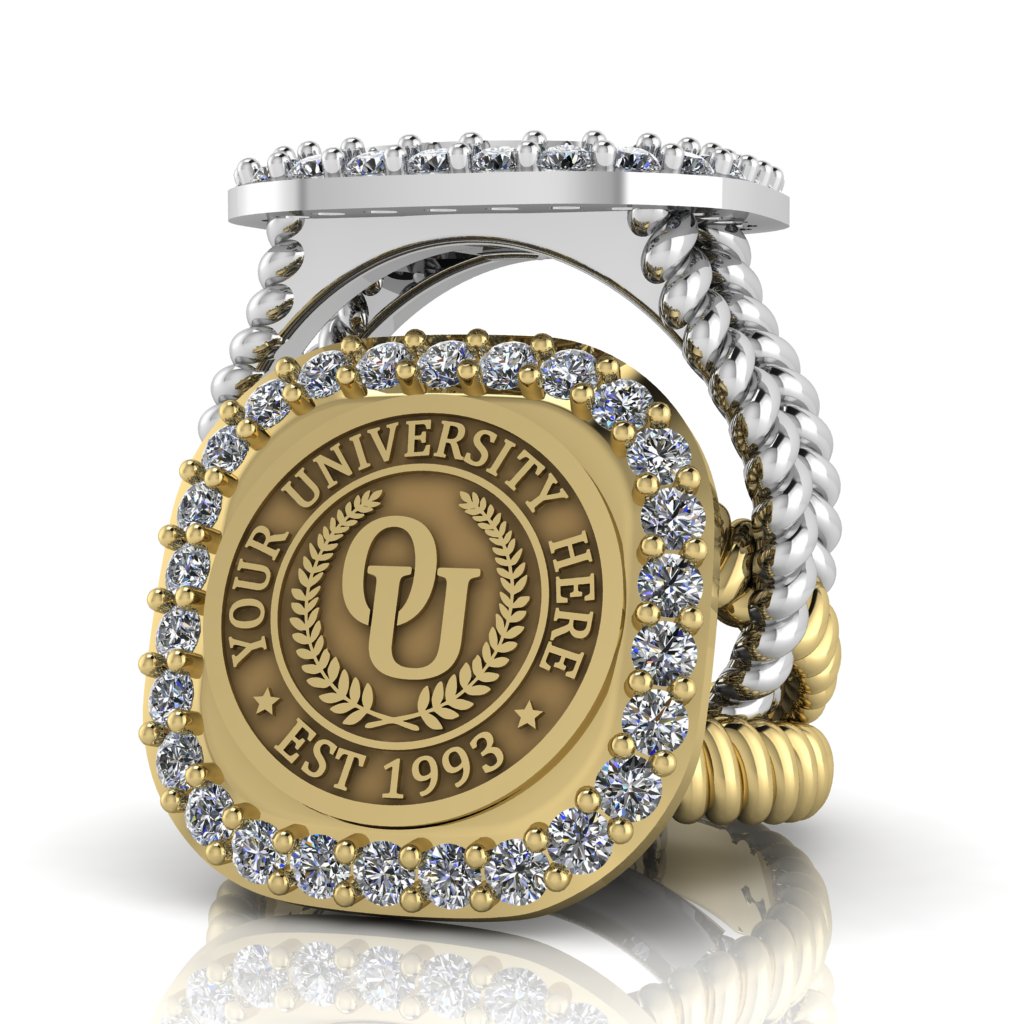 Radius | V-Rope Band Custom Collage Ring