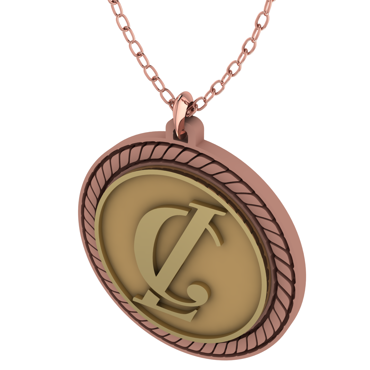 Monogram Pendant