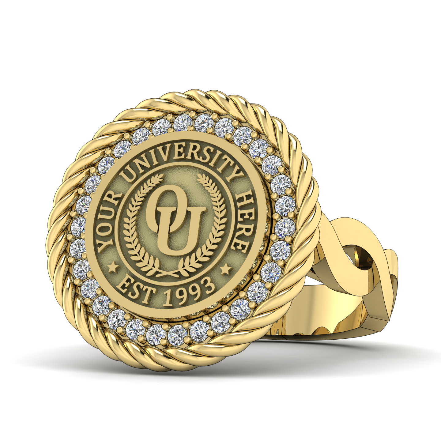 Arrecerat | Infinity Loop Band Custom College Ring