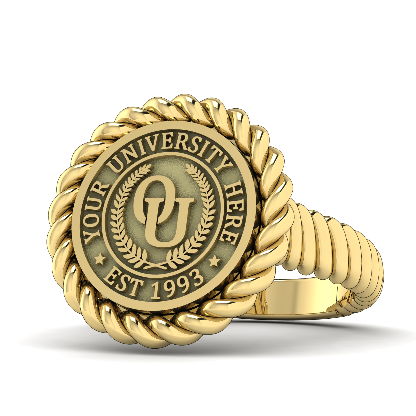 Lubid | Rope Core Band Custom College Ring