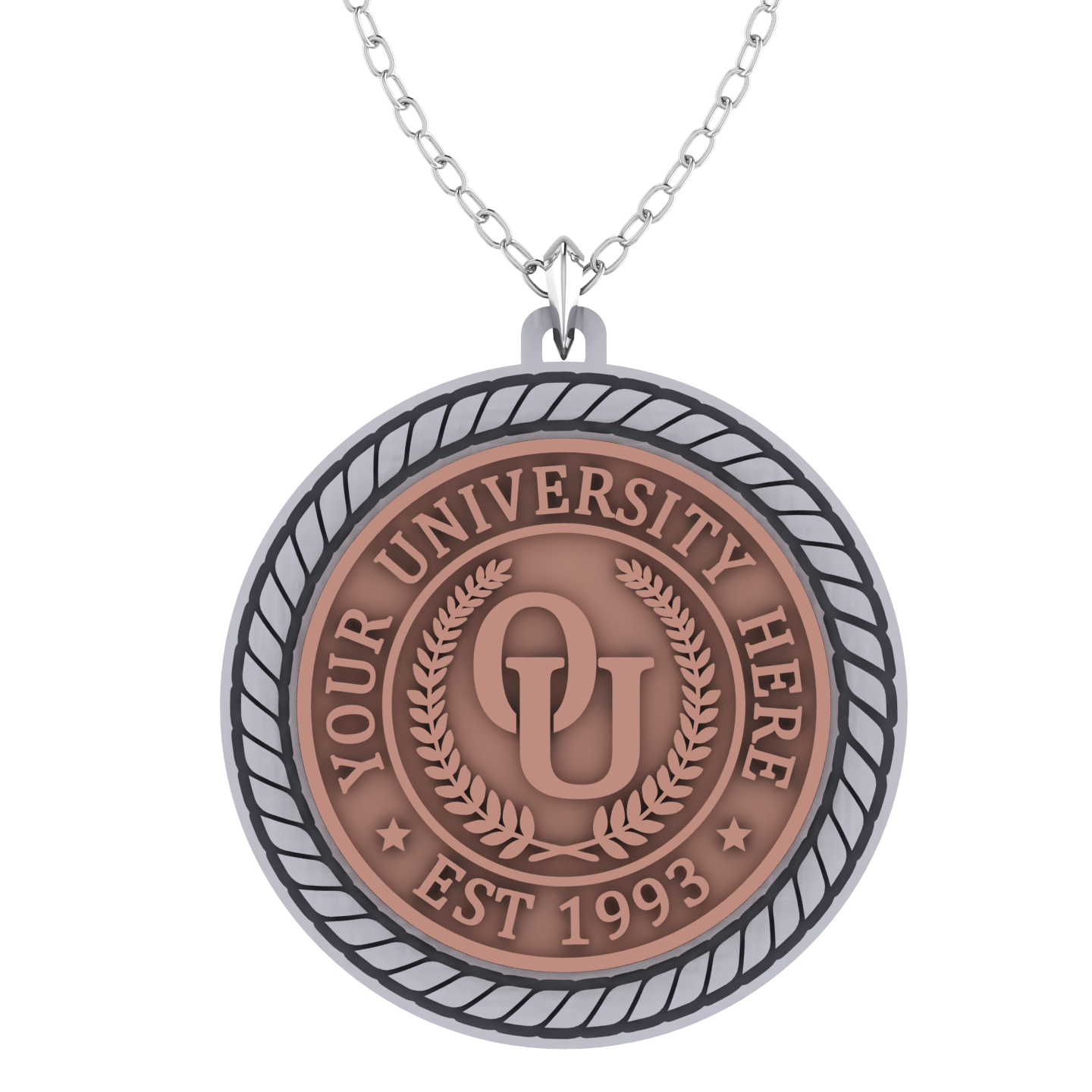 Circum Rope | Custom Unisex University Pendant