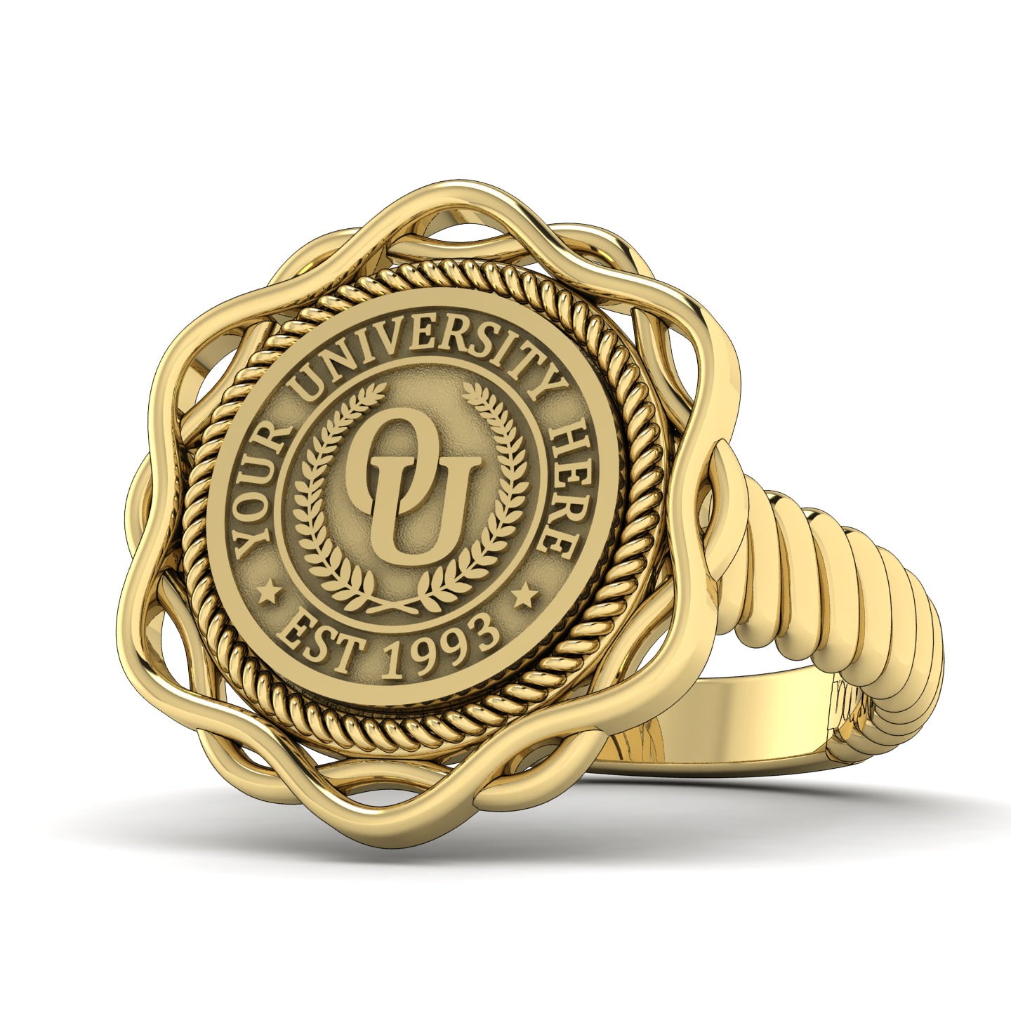 Slanga | Rope Core Band Custom College Ring
