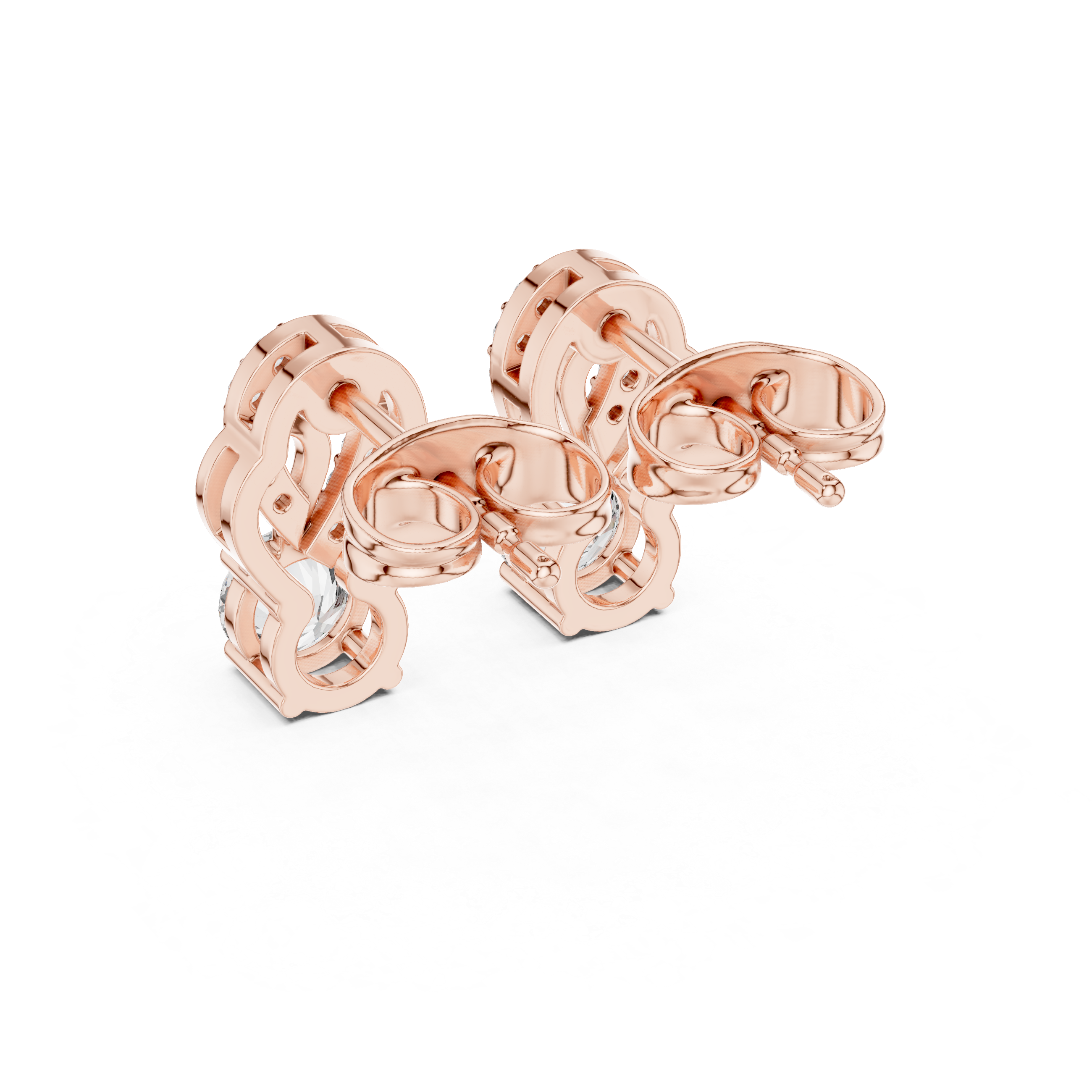 Elegant Diamond Drop Earrings