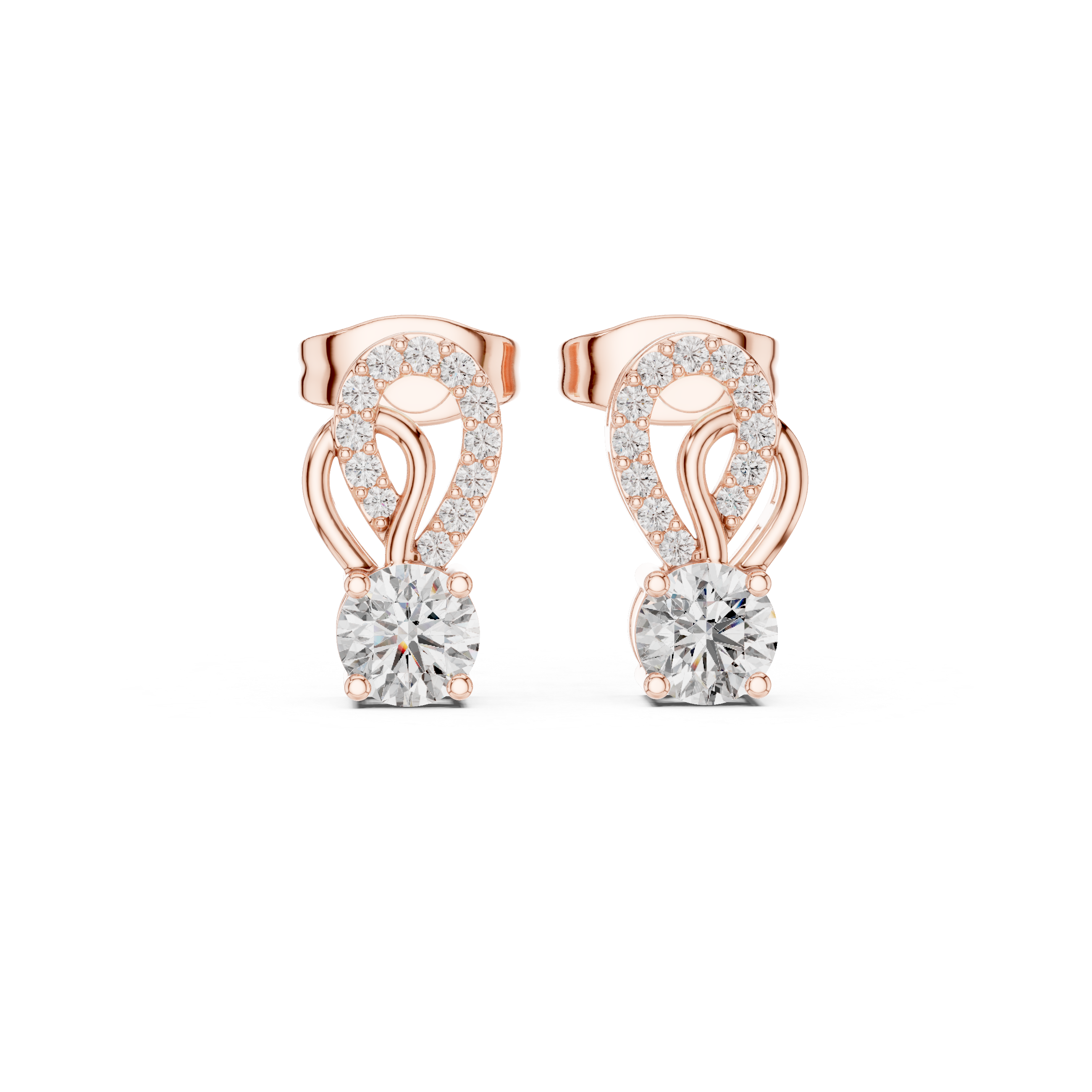 Elegant Diamond Drop Earrings