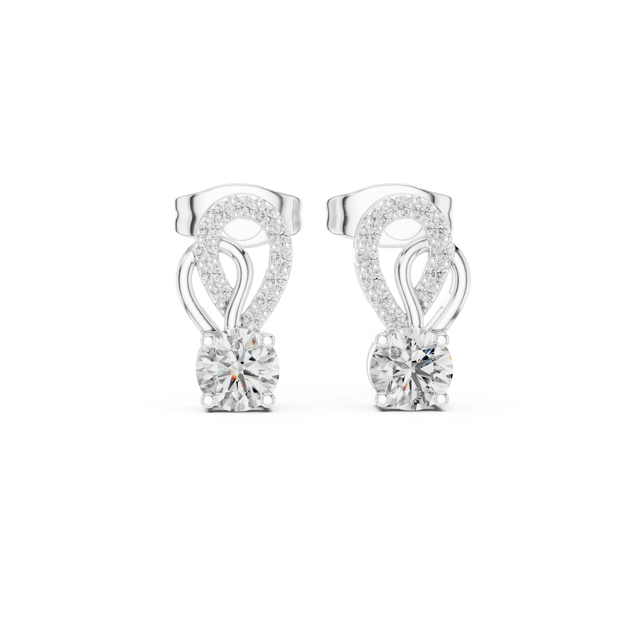Elegant Diamond Drop Earrings