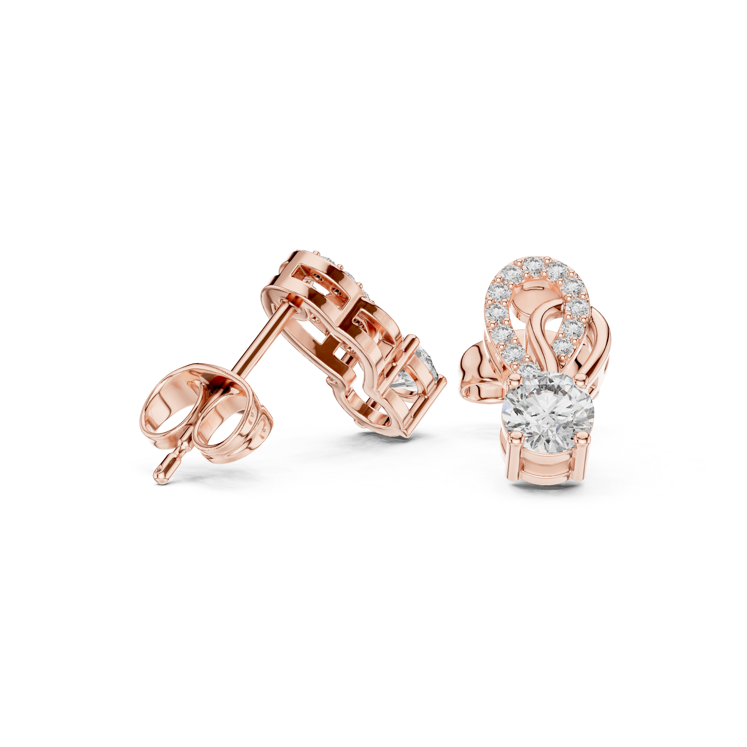 Elegant Diamond Drop Earrings