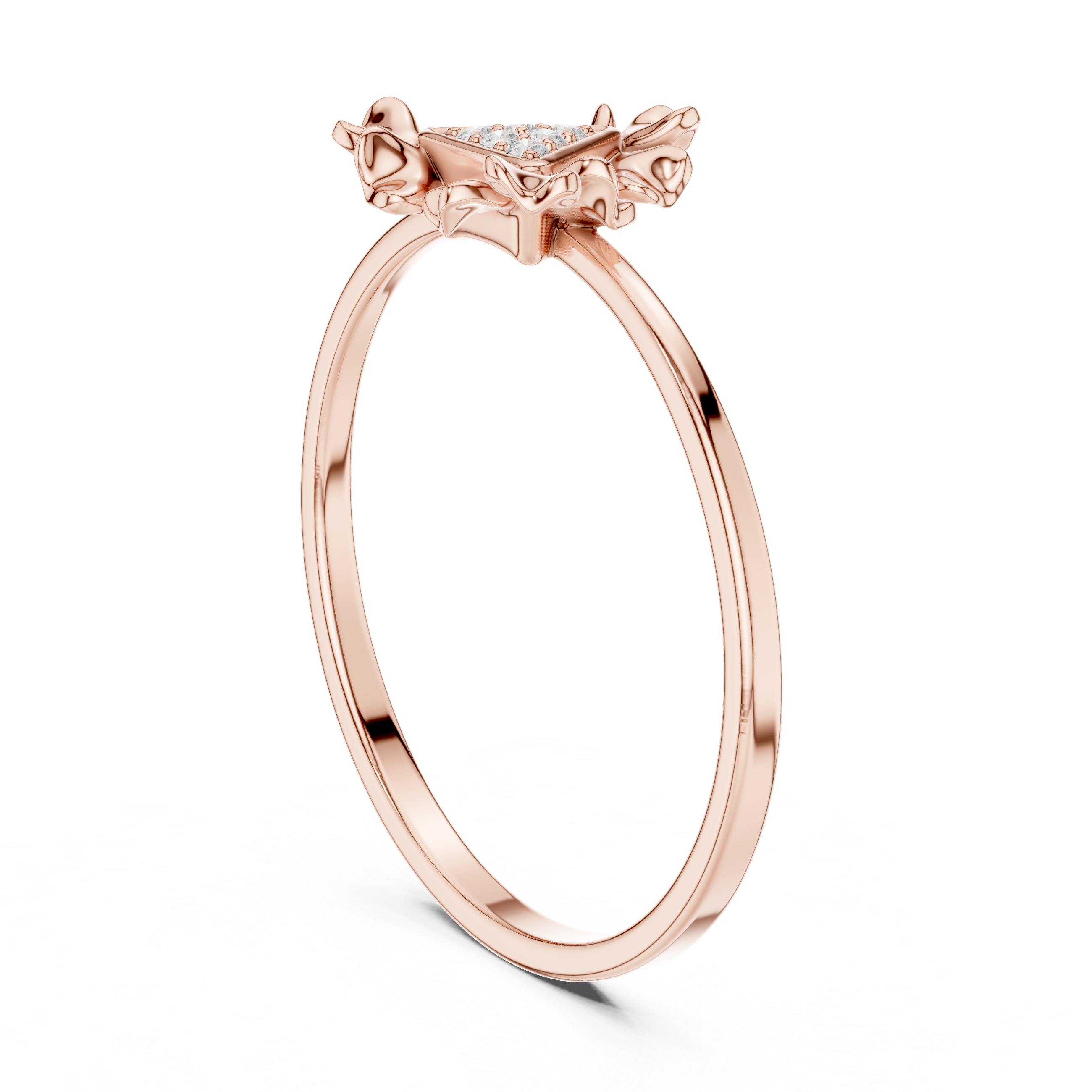 Luxury Clover Diamond Ring