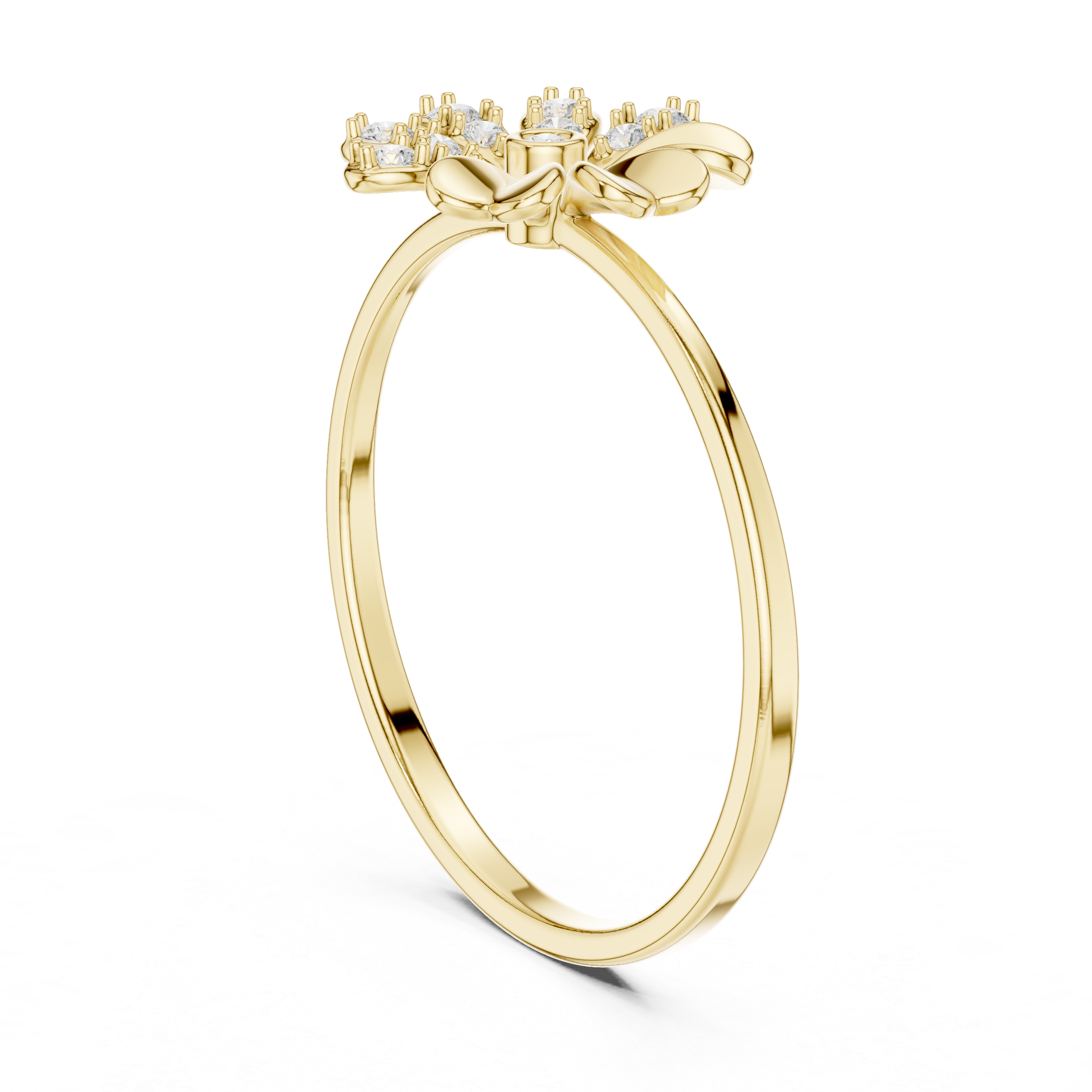 Luxury Daisy Diamond Ring