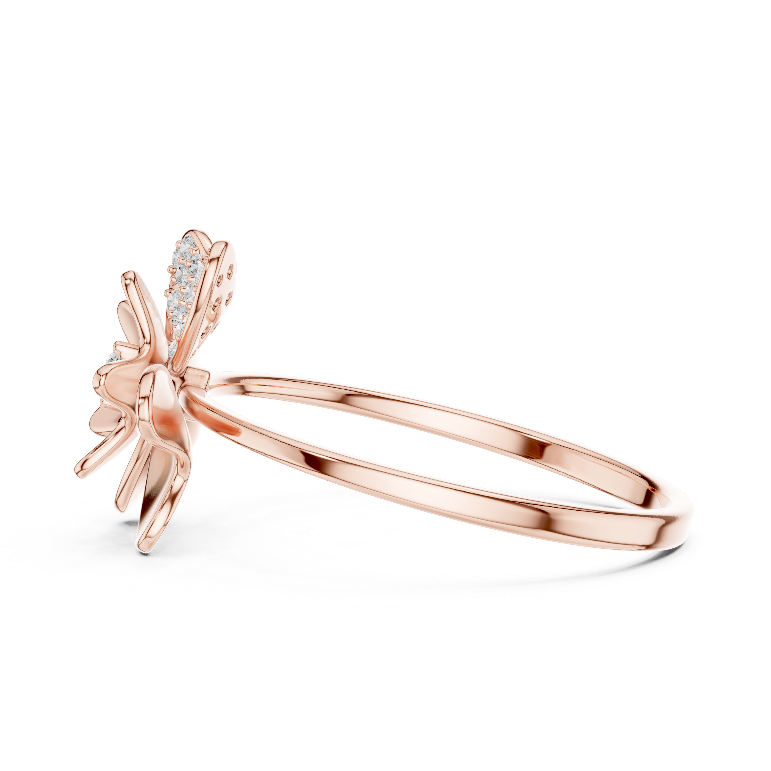 Luxury Flower Diamond Ring